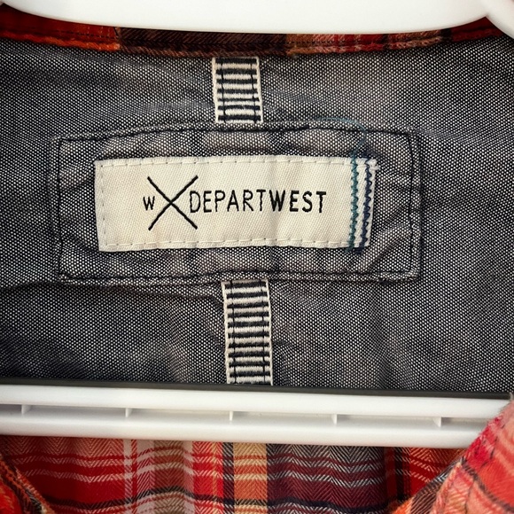 Departwest Mens Plaid Button Down Shirt - Picture 3 of 10